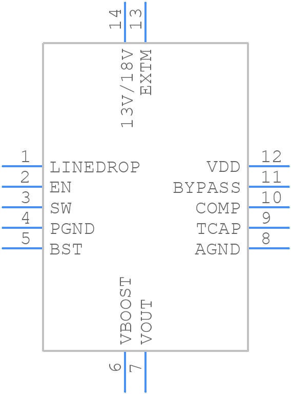 MP8124GD-Z - Monolithic Power Systems (MPS) - PCB symbol