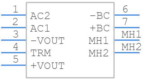 TUNS50F24 - Cosel - PCB symbol