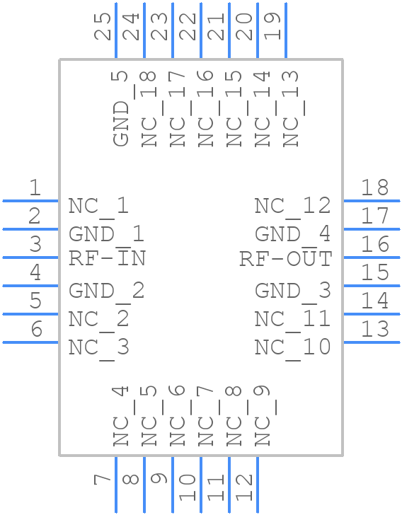 XHF-292M+ - Mini-Circuits - PCB symbol