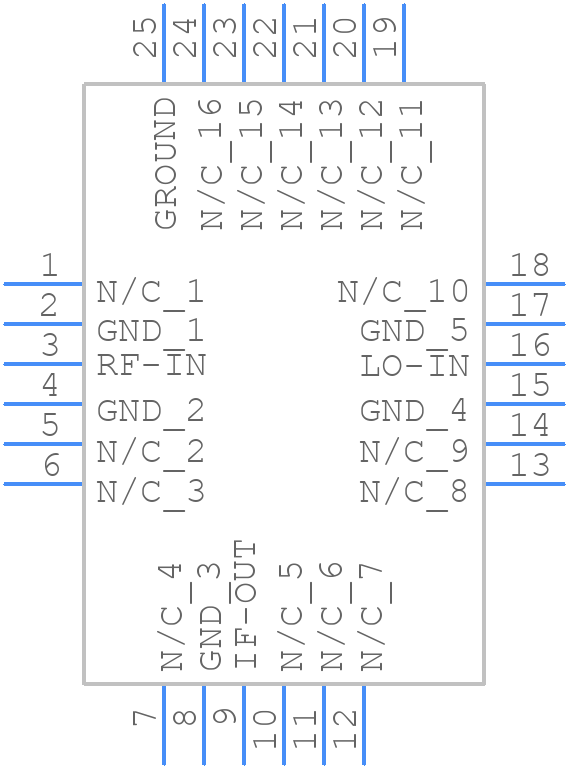 MDB-24H+ - Mini-Circuits - PCB symbol