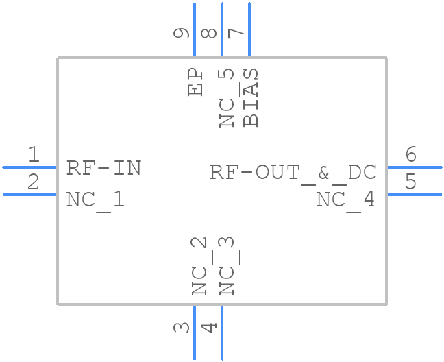 PMA-5454+ - Mini-Circuits - PCB symbol