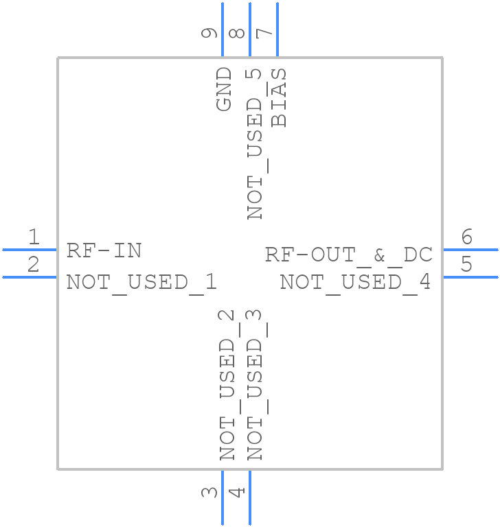 PMA-545+ - Mini-Circuits - PCB symbol