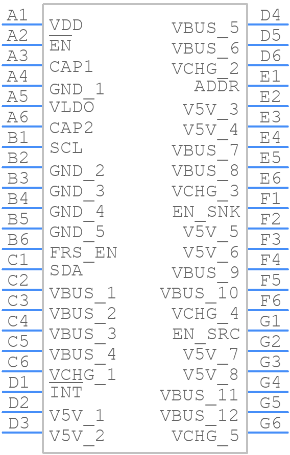 NX20P3483UKAZ - NXP - PCB symbol