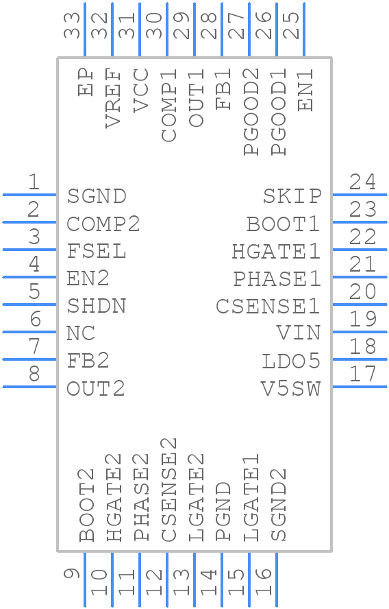 PM6680TR - STMicroelectronics - PCB symbol