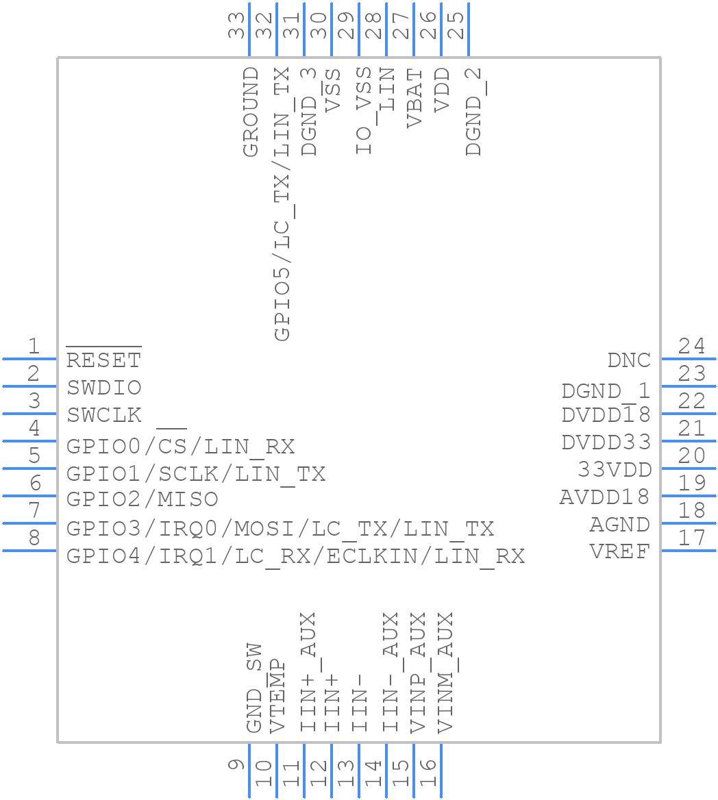 ADUCM331WFSBCPZ-RL - Analog Devices - PCB symbol