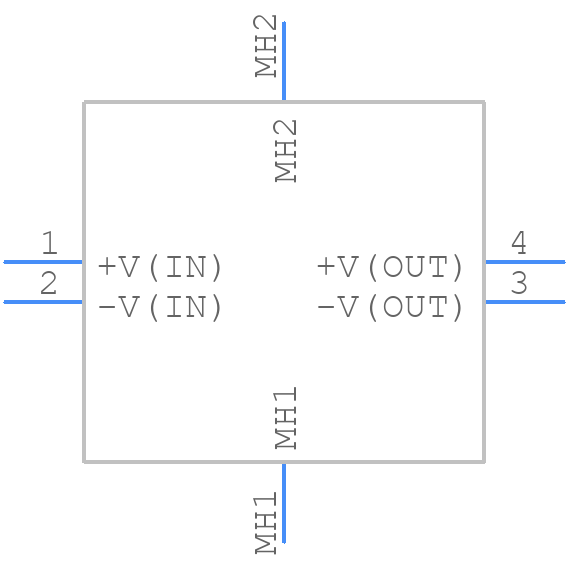 ZUS32405-G - Cosel - PCB symbol