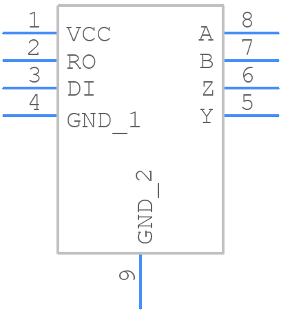 LTC2863IDD-1#PBF - Analog Devices - PCB symbol