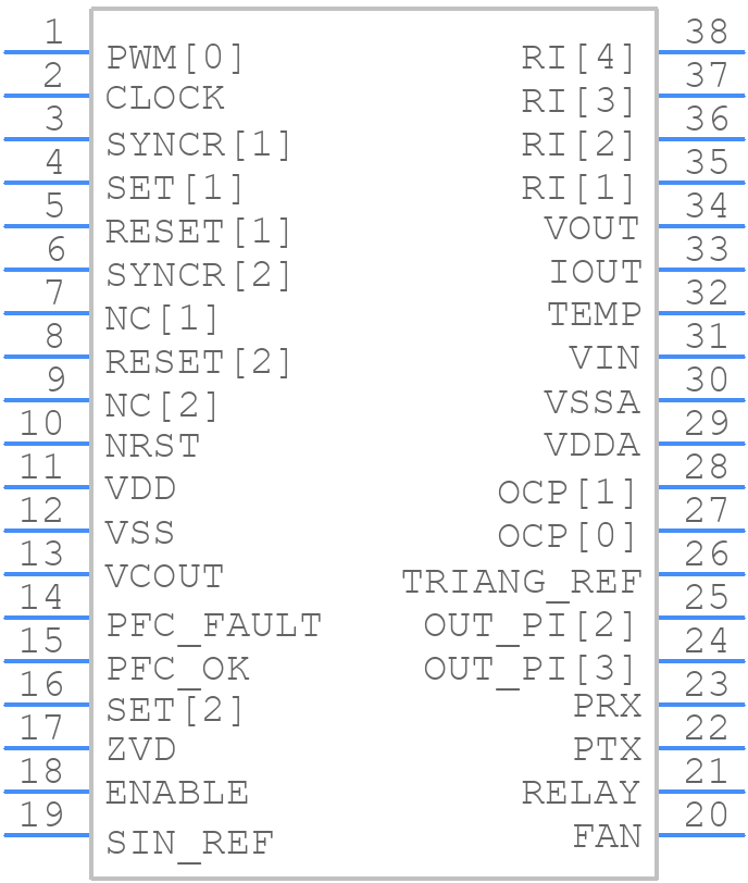 STNRGPF01TR - STMicroelectronics - PCB symbol
