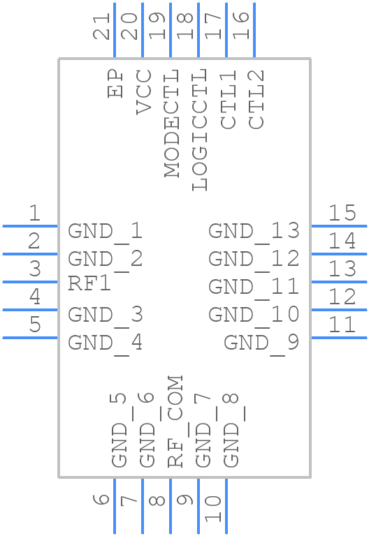 F2912NCGI/W - Renesas Electronics - PCB symbol