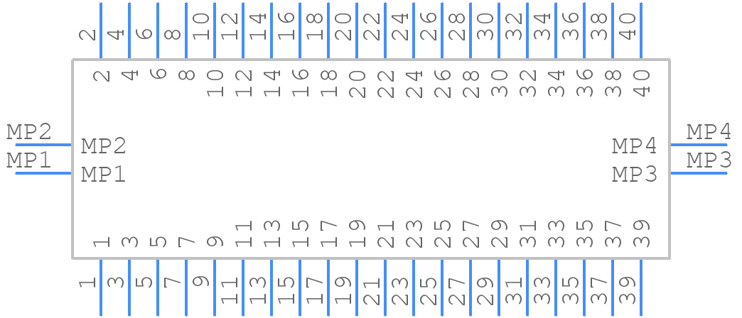 AXF5D4012 - Panasonic - PCB symbol