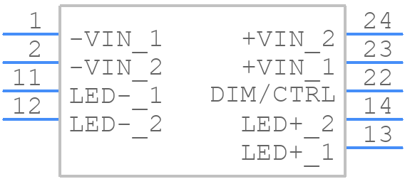 RCDE-48-0.70 - RECOM Power - PCB symbol