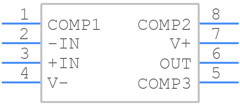 LT318AN8#PBF - Analog Devices - PCB symbol