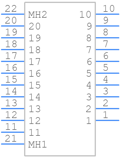 RZ100-210-115-2000 - Molex - PCB symbol