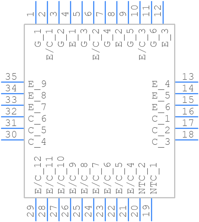 FS100R12KT4GBOSA1 - Infineon - PCB symbol