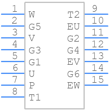 FS10R06VE3B2BOMA1 - Infineon - PCB symbol