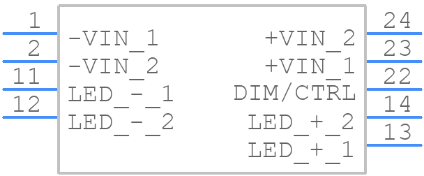 RCDE-48-1.05 - RECOM Power - PCB symbol