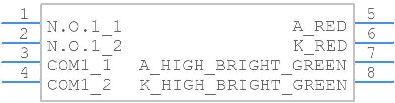 B3W-9012-RHG2N - OMRON Electronics - PCB symbol