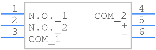 B3W-9010-B1B - OMRON Electronics - PCB symbol