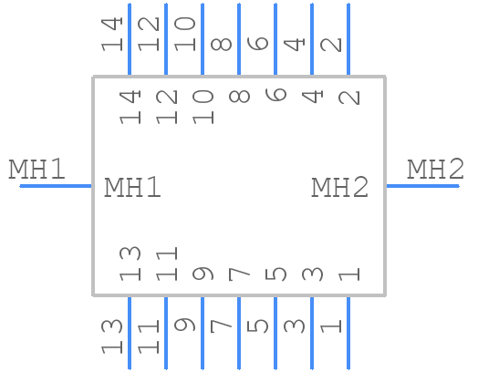 SFML-107-T1-F-D - SAMTEC - PCB symbol