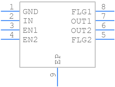 AP2182AFGEG-7 - Diodes Incorporated - PCB symbol