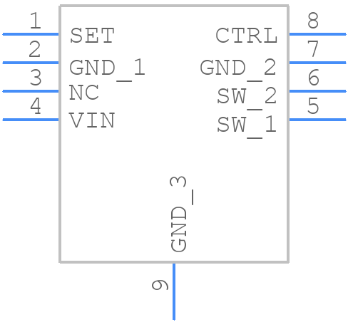 AL8862SP-13 - Diodes Incorporated - PCB symbol