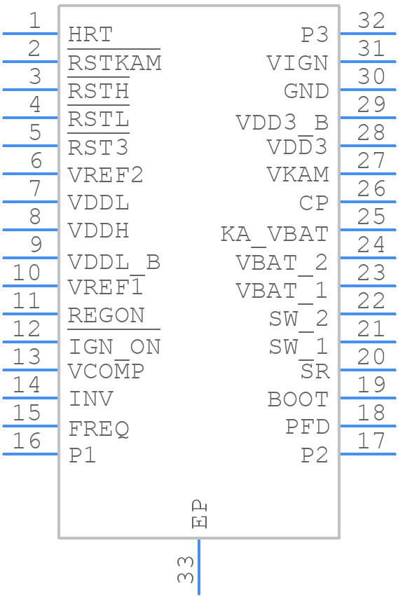 MC33730EK - NXP - PCB symbol