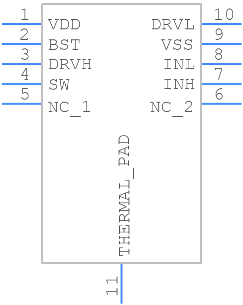 MP1917AGR-P - Monolithic Power Systems (MPS) - PCB symbol