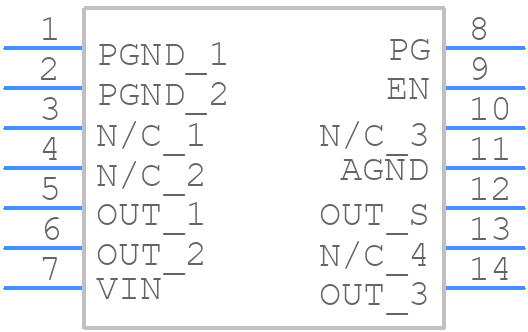 MPM3810GQB-33-P - Monolithic Power Systems (MPS) - PCB symbol