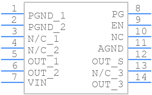 MPM3810GQB-12-Z - Monolithic Power Systems (MPS) - PCB symbol