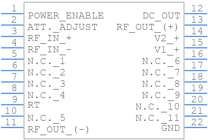 RFAM3620TR7 - Qorvo - PCB symbol
