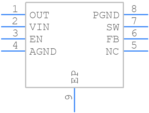 MIC2289-34YML TR - Microchip - PCB symbol