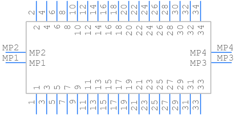 51338-3474 - Molex - PCB symbol