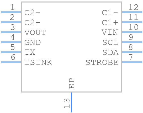 LM2759SDX/NOPB - Texas Instruments - PCB symbol