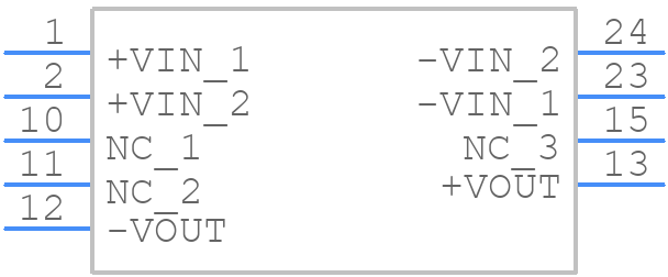 REC6-2424SRW/R10/C - RECOM Power - PCB symbol