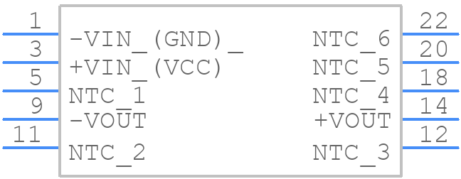 TSV 0515S - Traco Power - PCB symbol