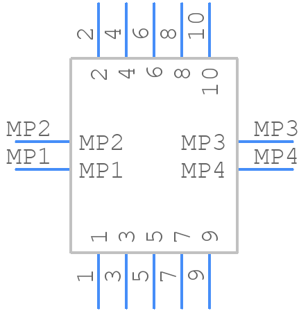 5050701022 - Molex - PCB symbol
