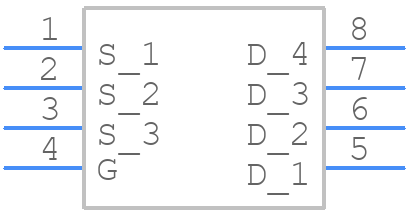 SI4386DY-T1-GE3 - Vishay - PCB symbol