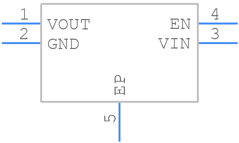 MIC94073YMT-TR - Microchip - PCB symbol