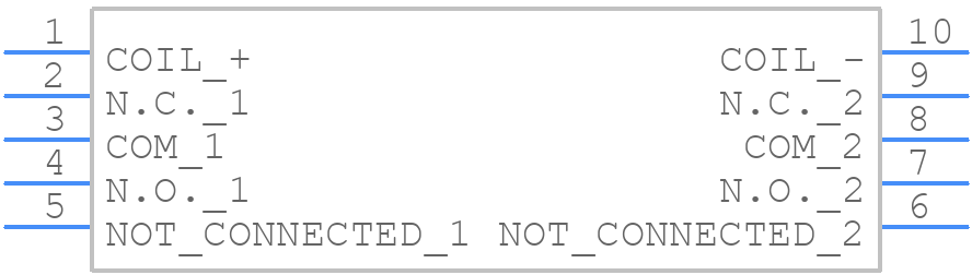 TQ2SA-24V-X - Panasonic - PCB symbol