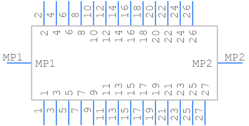 502250-2791 - Molex - PCB symbol