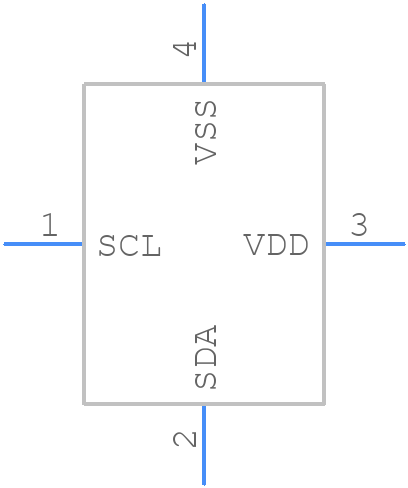 TSD305-2C55 - TE Connectivity - PCB symbol