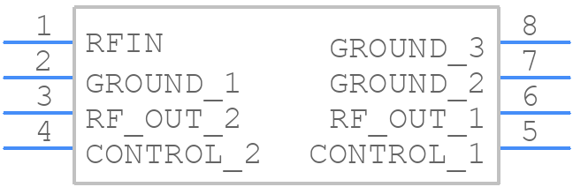 MSW-2-20+ - Mini-Circuits - PCB symbol