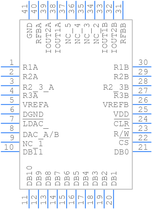 DAC7822IRTATG4 - Texas Instruments - PCB symbol