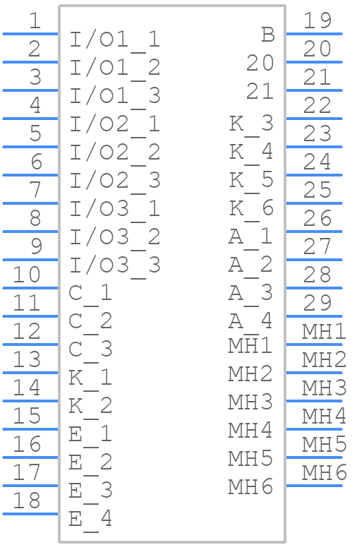 DDB6U180N16RRB37BOSA1 - Infineon - PCB symbol
