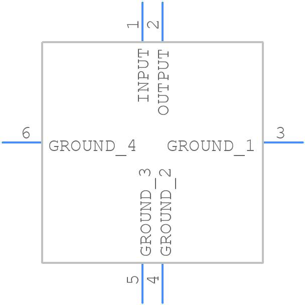 BPF-B48+ - Mini-Circuits - PCB symbol