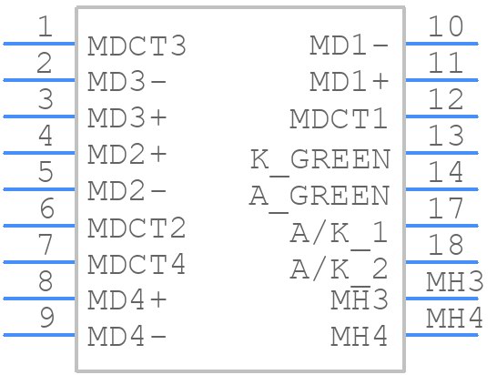 JK0-0036NL - Yageo Group - PCB symbol