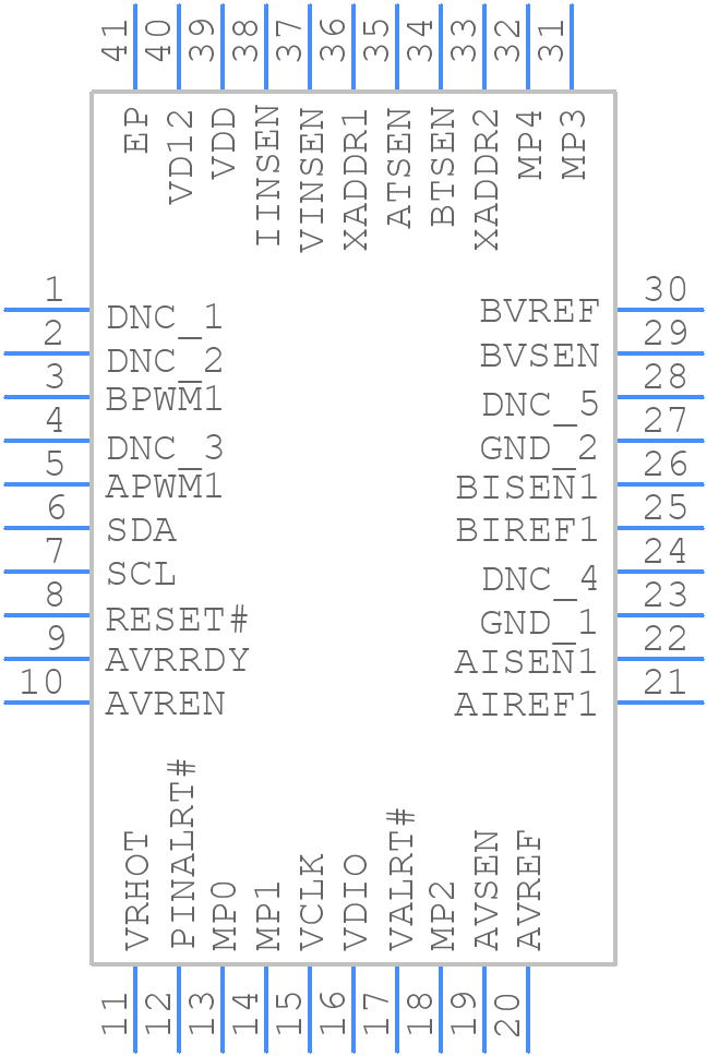 PXE1110CDMG003XTMA1 - Infineon - PCB symbol
