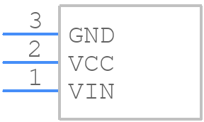 GP1FAV55TK0F - Sharp Microelectronics - PCB symbol