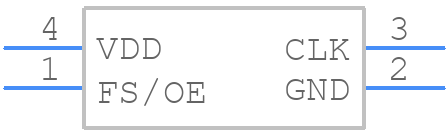501BCK-ACAG - Silicon Labs - PCB symbol