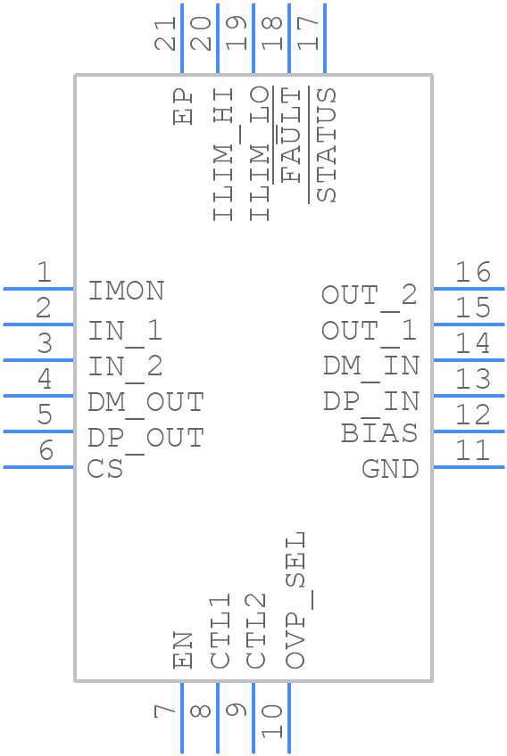 TPS254900AIRVCTQ1 - Texas Instruments - PCB symbol